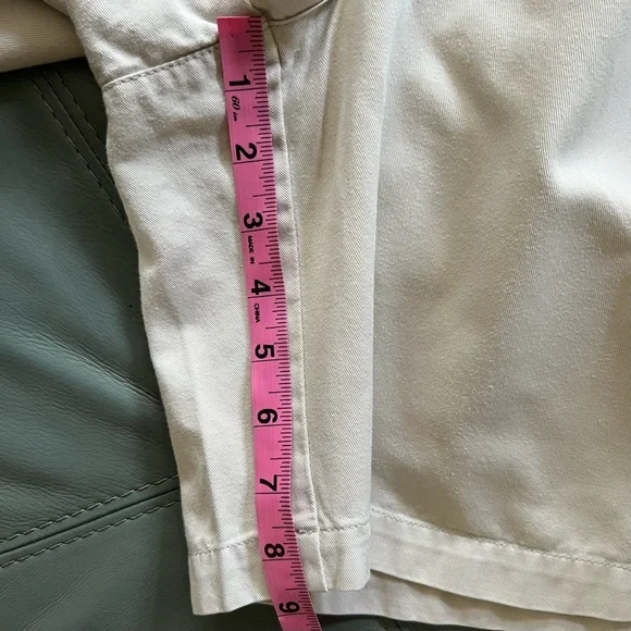 Mens PRESWICK & MOORE Cotton PLEATED Golf CASUAL SHORTS Size 36 - Picture 4 of 9